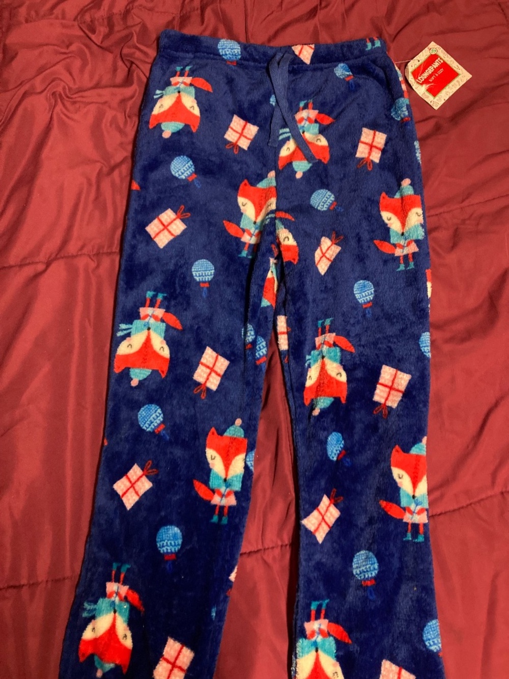 Soft Plush Fleece Xmas Lounge Pants | Size Small